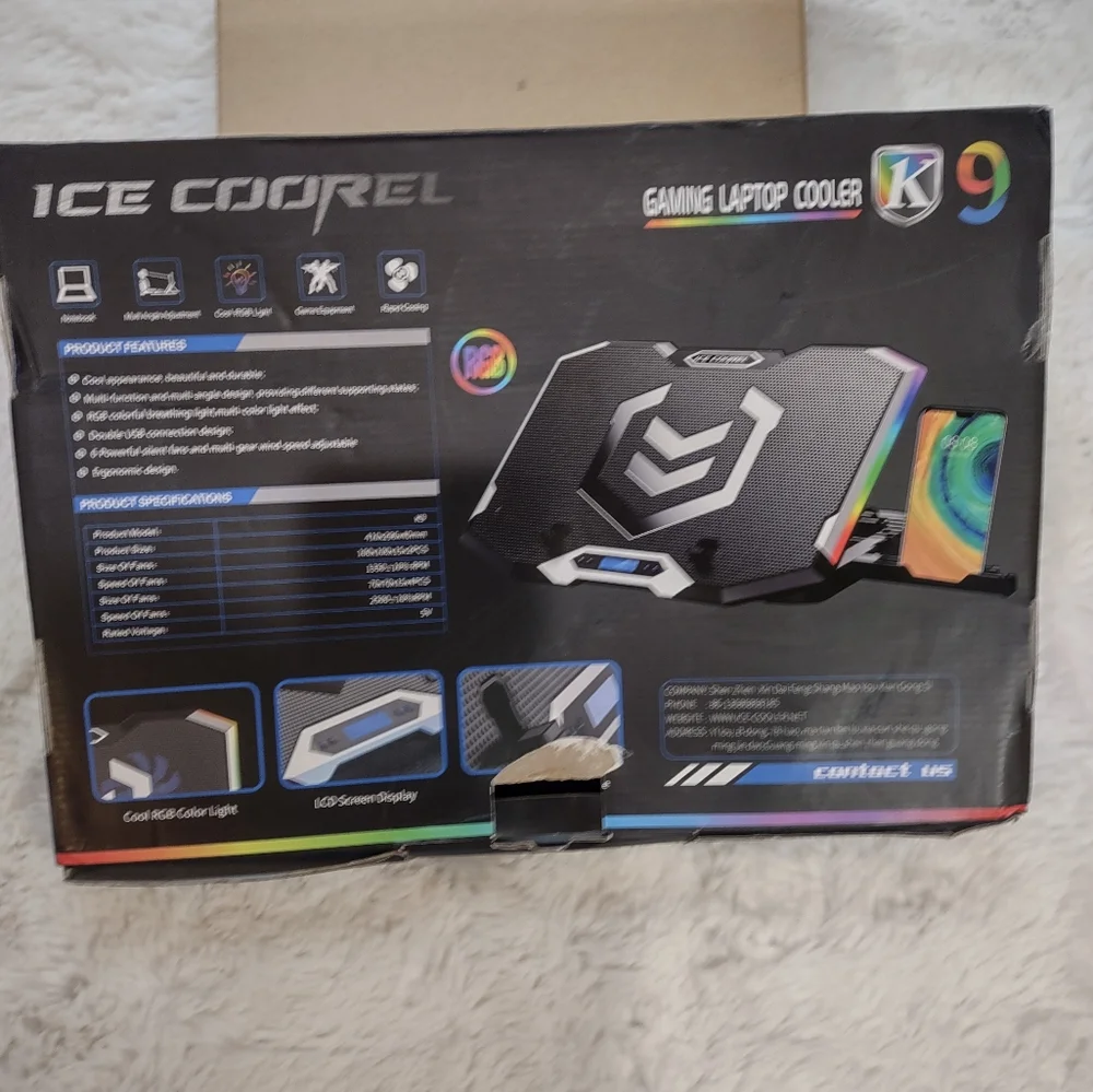 ICE COOREL RGB LAPTOP and PHONE STAND. - Picture 11 of 17